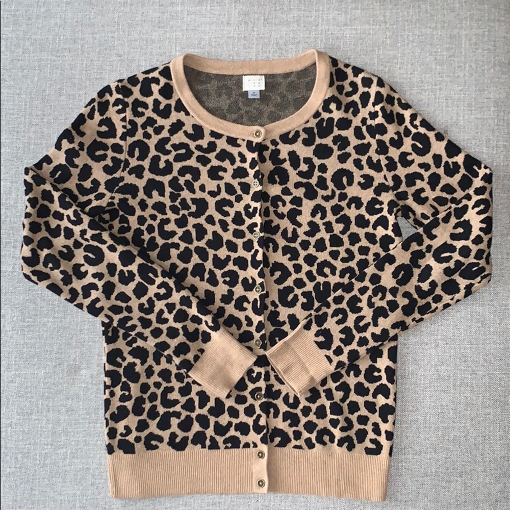Animal Print Cardigan